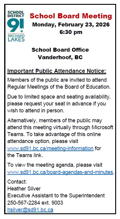 BM Announcement February 23, 2026